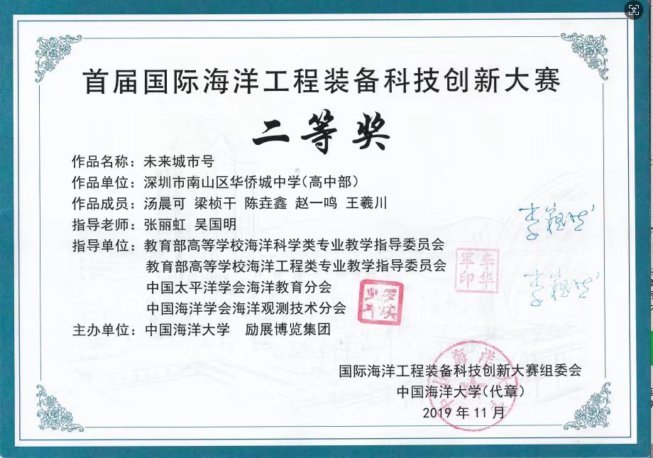 海洋装备二等奖